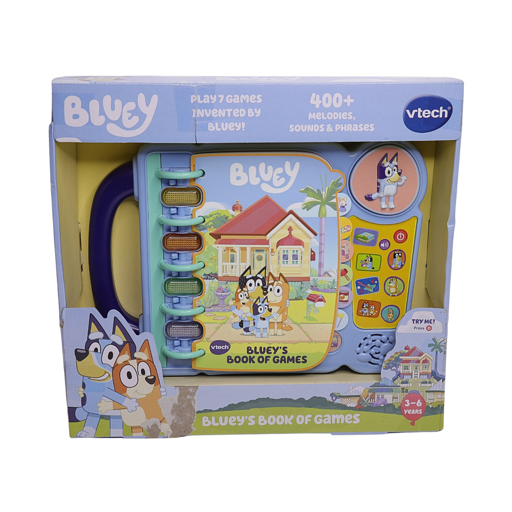 VTech Bluey's Book of Games 400+ Melodies Sounds & Phrases Electronic Toy